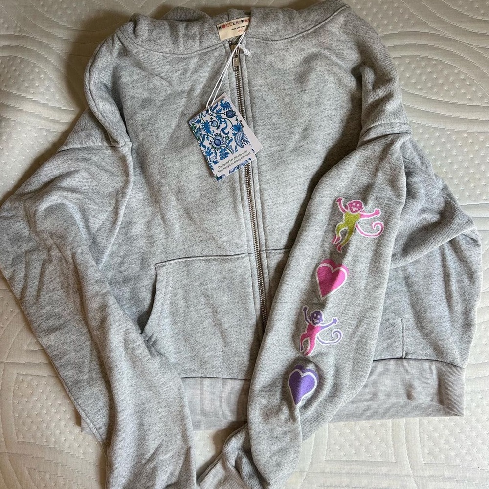 Roller Rabbit Cropped Hoodie - NWT! never worn!